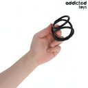 Addicted Toys Anello per Pene Triplo Supporto Erezione Comfort Fit