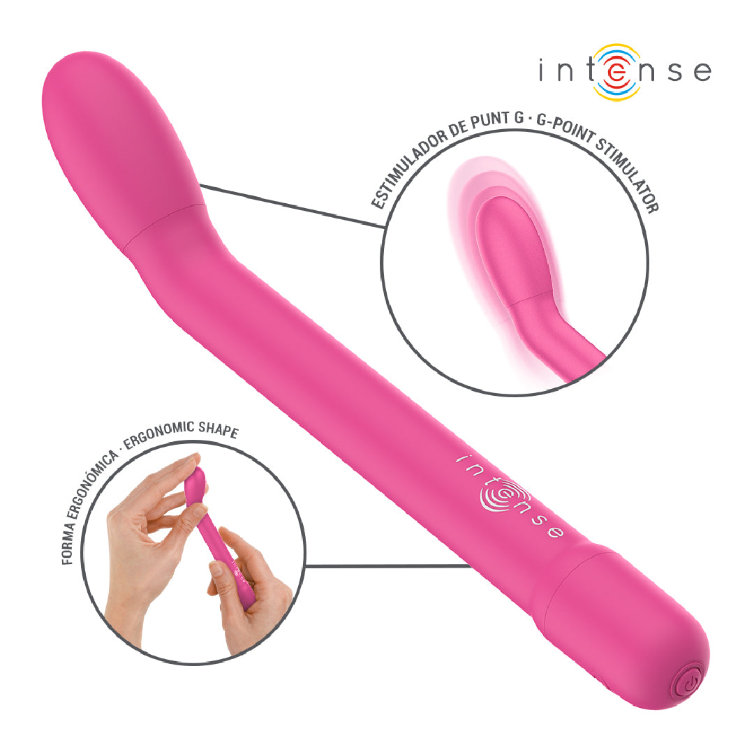 INTENSE Karlie – Stimolatore Punto G Rosa Ricaricabile 10 Vibrazioni