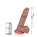MR INTENSE – Dildo Realistico con Ventosa 18,5 cm Ø 3,8 cm
