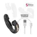 IBIZA Vibratore Rose con effetto flicking e stimolatore clitoride