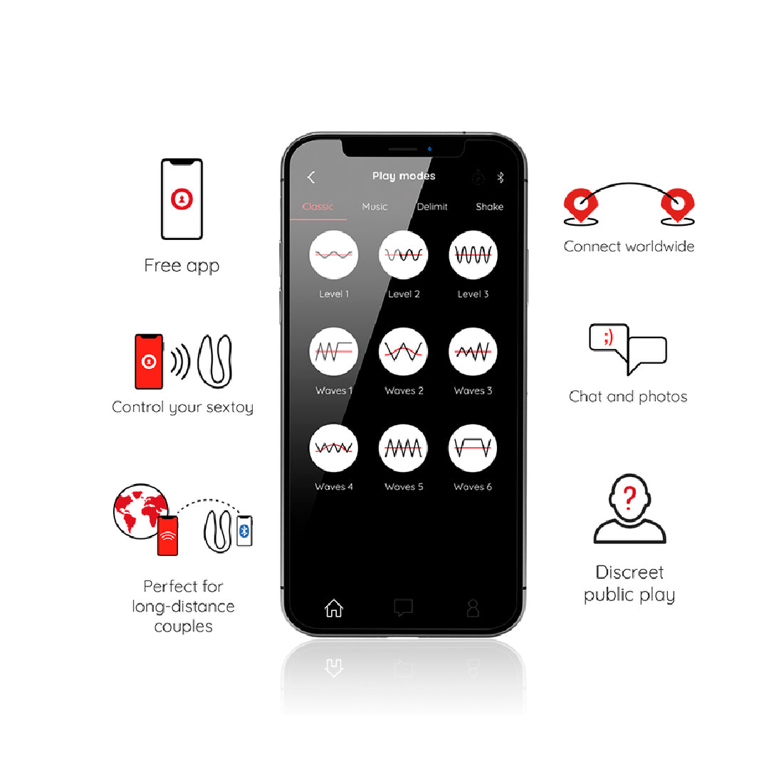 ONINDER Lisboa – Stimolatore Punto G e Clitoride App Control Nero IPX7