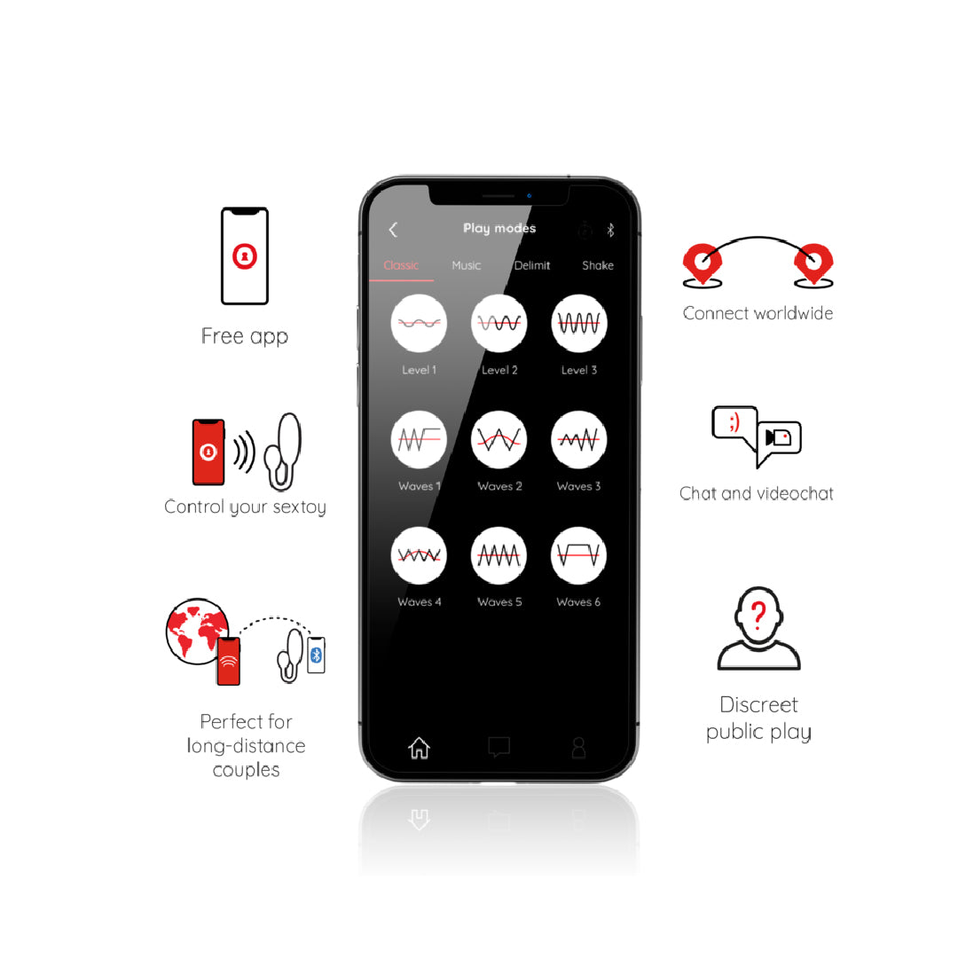 ONINDER Denver Rosa – Uovo Vibrante Punto G App Control IPX7