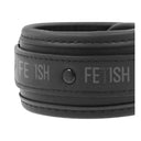 FETISH SUBMISSIVE Manette in Pelle Vegana con Fodera in Neoprene