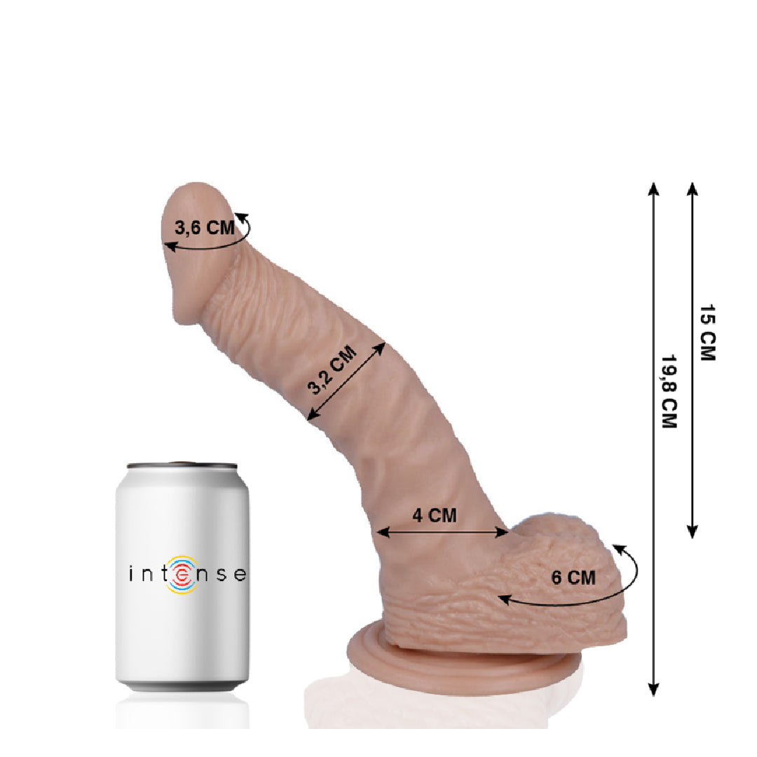 MR INTENSE – Dildo Realistico con Ventosa 19,8 cm Ø 3,2 cm