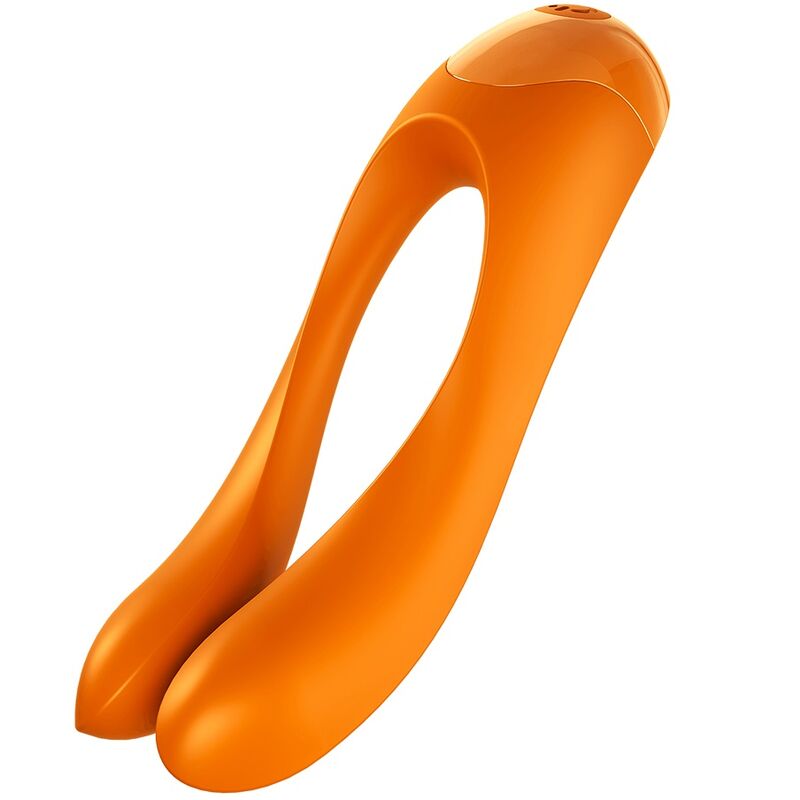 Satisfyer Candy Cane Vibratore da Dito Arancione