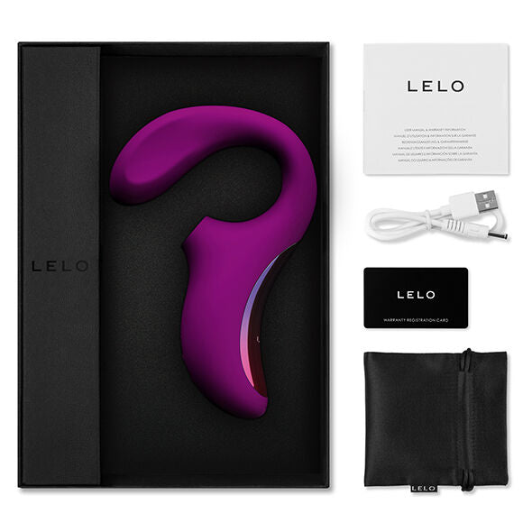 LELO Enigma Massaggiatore Sonico a Doppia Stimolazione Deep Rose – immagine 3