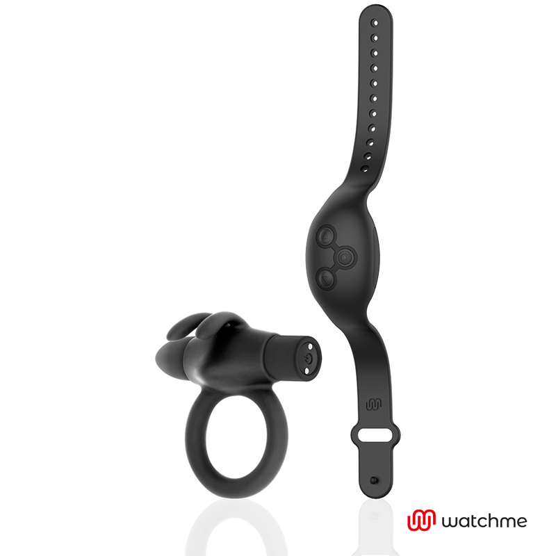 Black & Silver AgronMe Anello Vibrante Ricaricabile con Telecomando a Orologio Nero – immagine 5