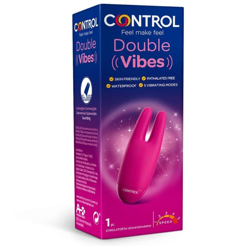 Control Double Vibes Stimolatore Clitorideo a Doppio Braccio – immagine 2