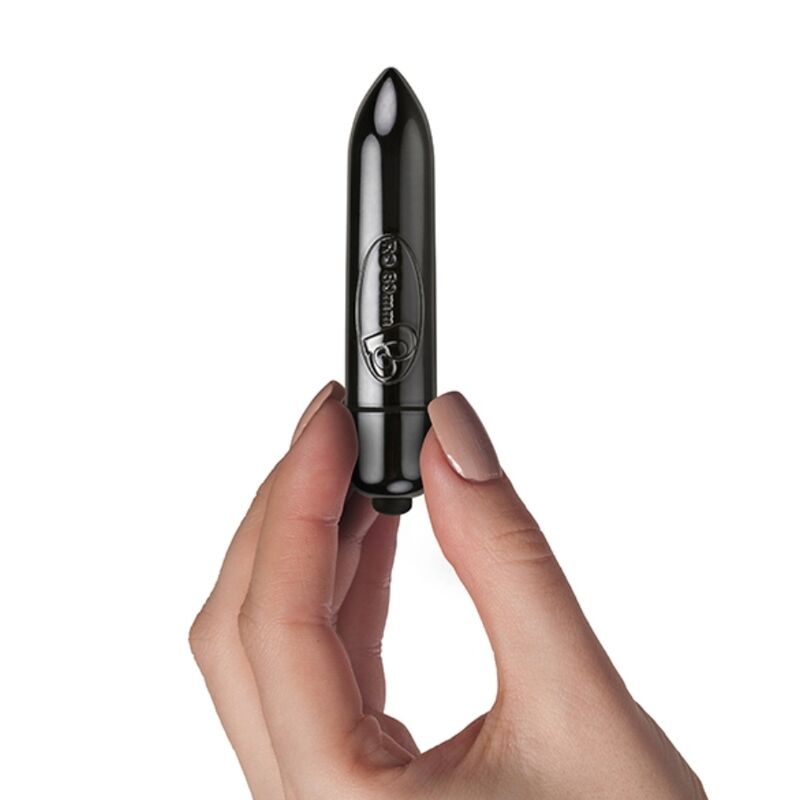 Rocks-Off RO-80mm Proiettile Vibrante Midnight Metal – immagine 2