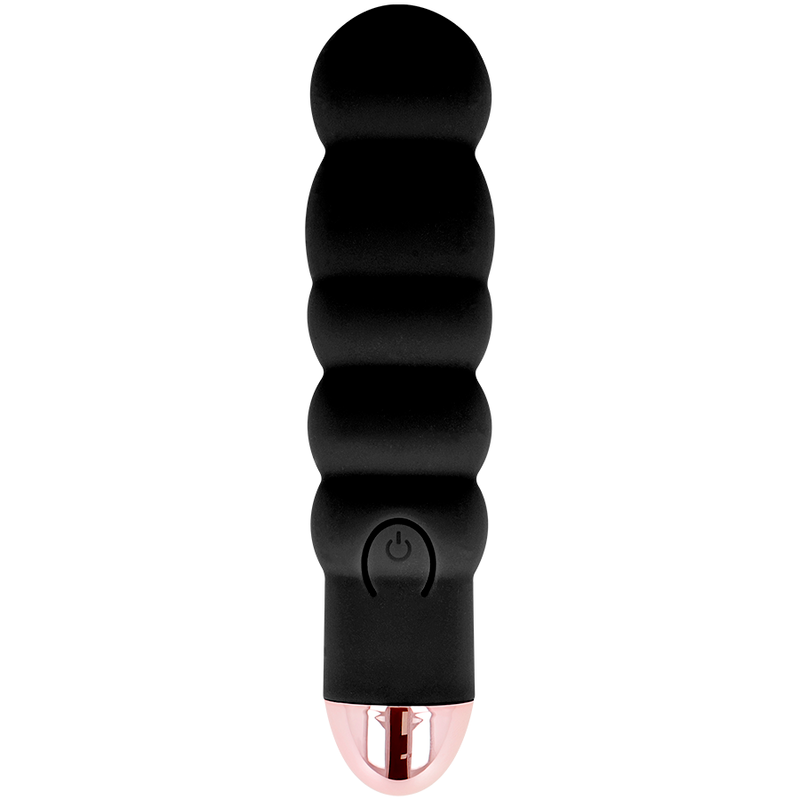 Dolce Vita Six Vibratore Ricaricabile in Silicone Nero – immagine 2