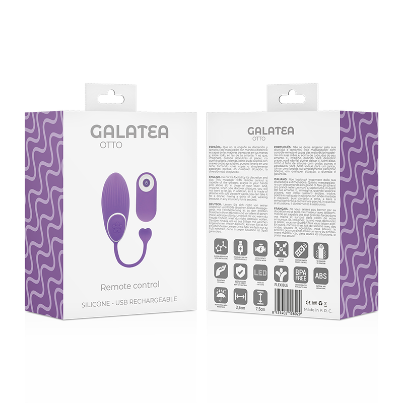 Galatea Otto Click&Play Stimolatore di Coppia con Telecomando – immagine 5