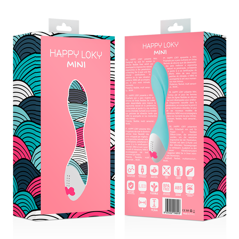 Happy Loky Mini Fun Vibratore Punto G Turchese – immagine 8
