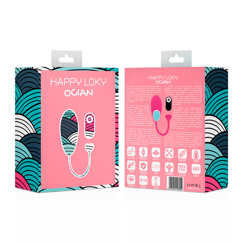 Happy Loky Ocian Ovetto Vibrante con Telecomando – immagine 4