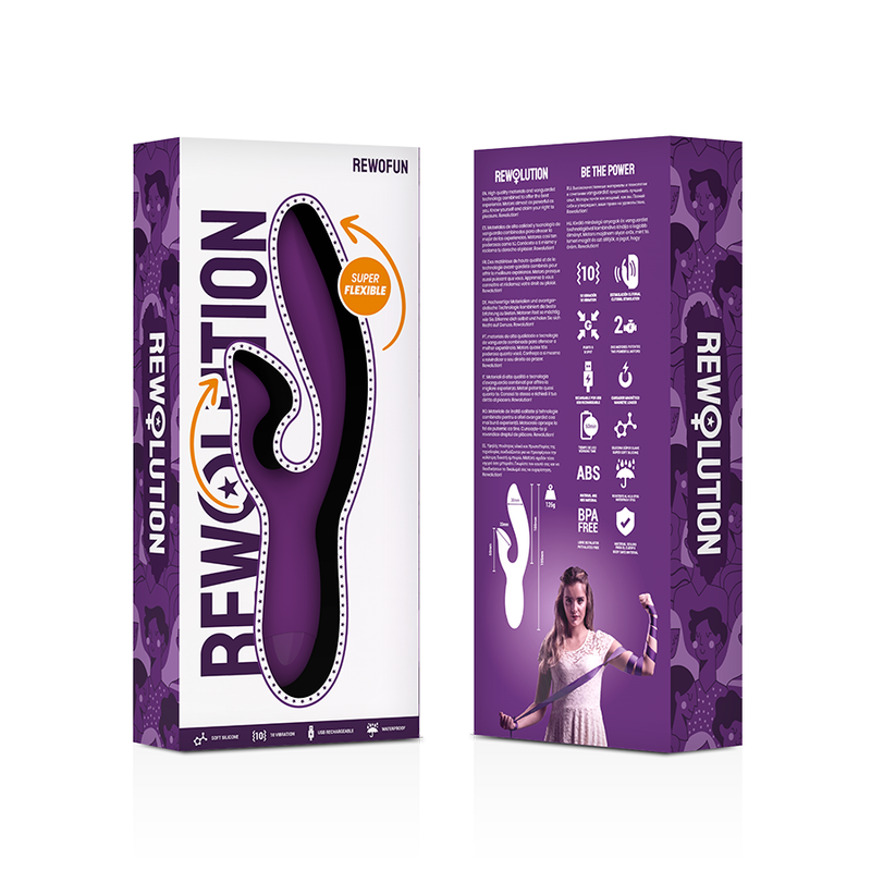 Rewolution Rewofun Vibratore Rabbit Flessibile Punto A – immagine 7