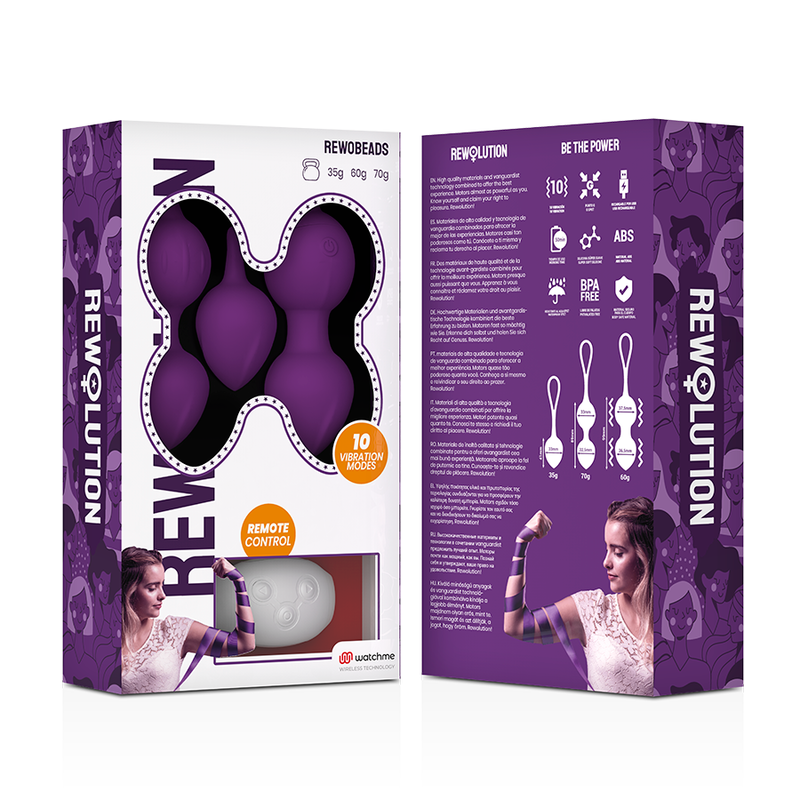 Rewolution Rewobeads Set Palline Kegel Vibranti con Telecomando WatchMe – immagine 9