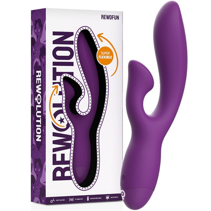 Rewolution Rewofun Vibratore Rabbit Flessibile Punto A