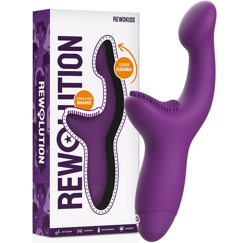Rewolution Rewokiss Vibratore Doppia Azione Punto A