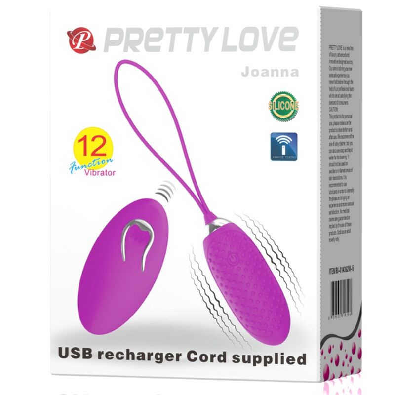 Pretty Love Joanna Ovetto Vibrante con Telecomando 12 Modalità – immagine 8