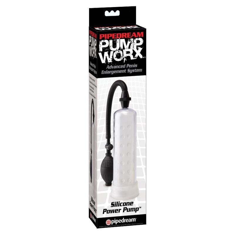 Pump Worx Silicone Power Pump Pompa per Pene Trasparente – immagine 2