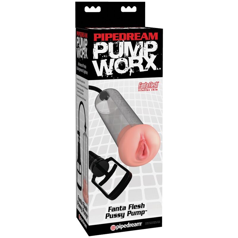 Pump Worx Fanta Flesh Pussy Pump Pompa per Pene con Vagina Realistica – immagine 3