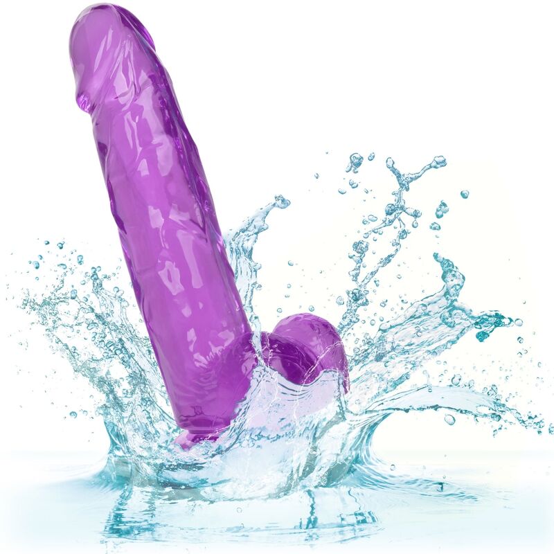CalExotics Size Queen Dildo con Ventosa 20,25 cm Viola – immagine 7
