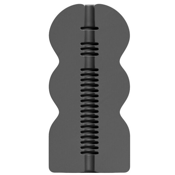 All Black Pookie Masturbatore Maschile 17 cm