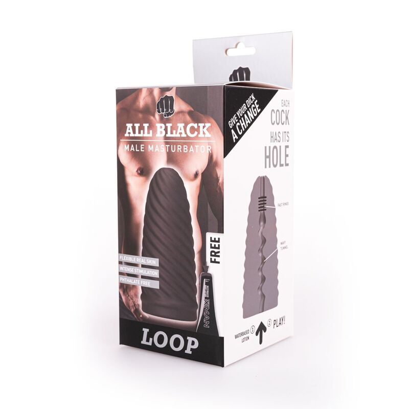 All Black Loop 2 Masturbatore Maschile 17 cm – immagine 4