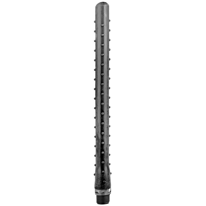 All Black Doccia Anale Rigata in Silicone 27 cm