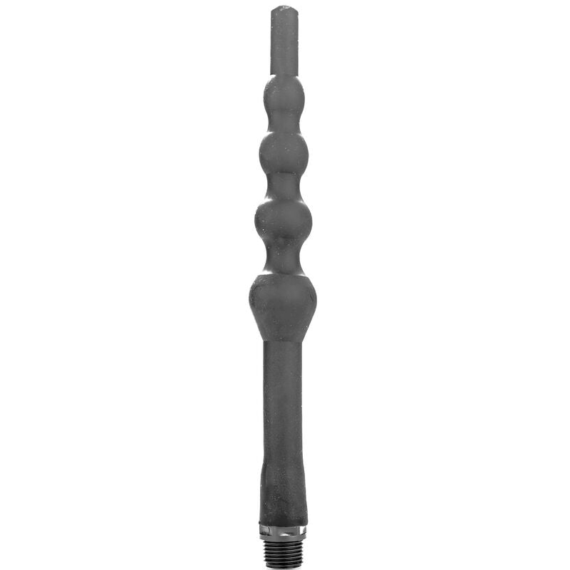 All Black Doccia Anale con Perline in Silicone 27 cm