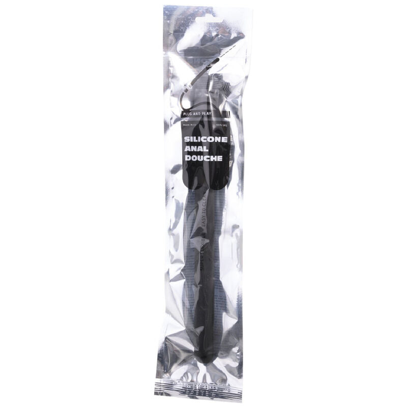All Black Mega Ripple Doccia Anale in Silicone 28,5 cm – immagine 2