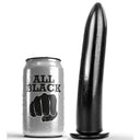 All Black dildo dilatatore anale e vaginale nero 19 cm