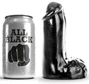 All Black dildo nero realistico 13 cm