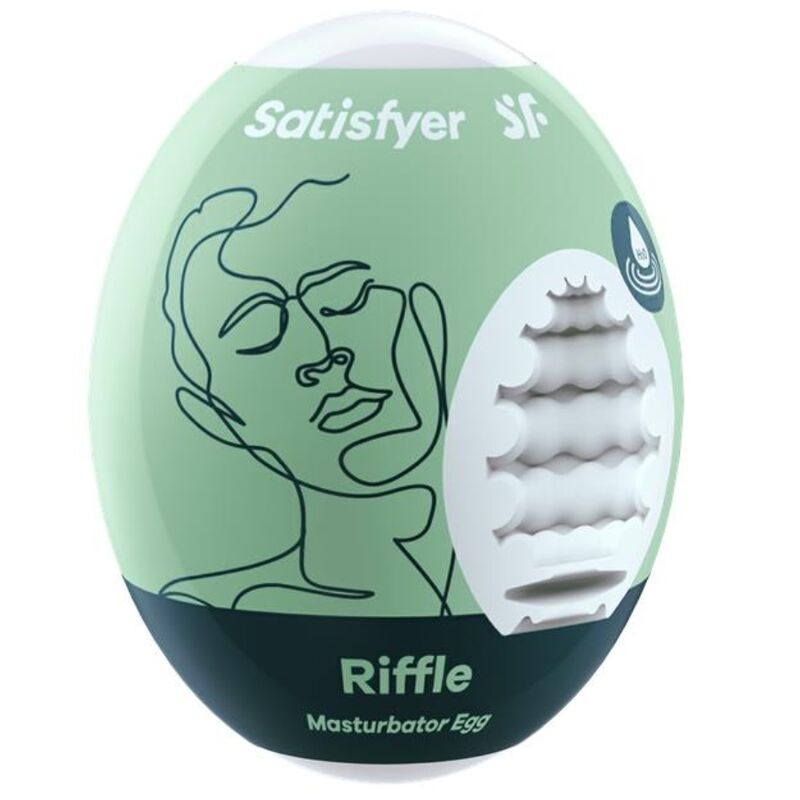 Satisfyer Masturbator Egg Riffle Uovo Masturbatore