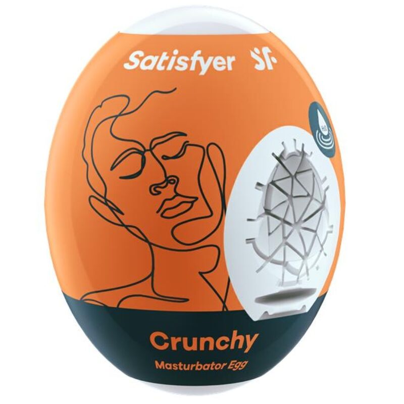 Satisfyer Masturbator Egg Crunchy Uovo Masturbatore