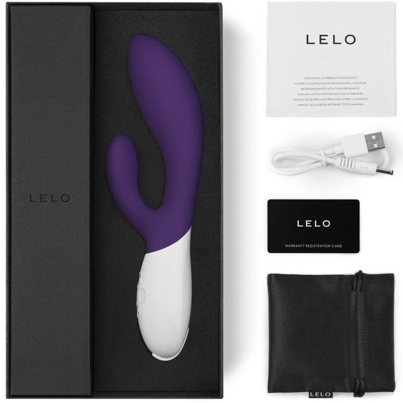 LELO Ina Wave 2 Vibratore Rabbit WaveMotion Lilla – immagine 3