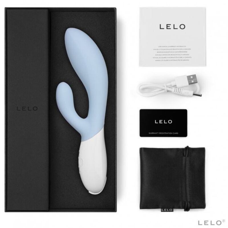 LELO INA 3 Vibratore Rabbit di Lusso Celeste – immagine 2