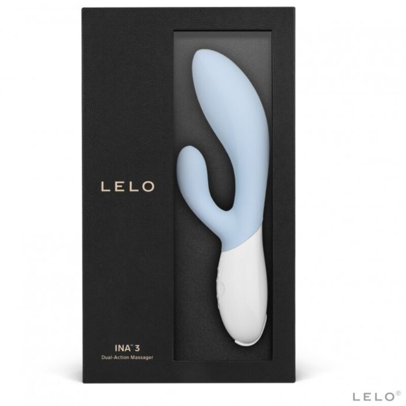 LELO INA 3 Vibratore Rabbit di Lusso Celeste – immagine 3