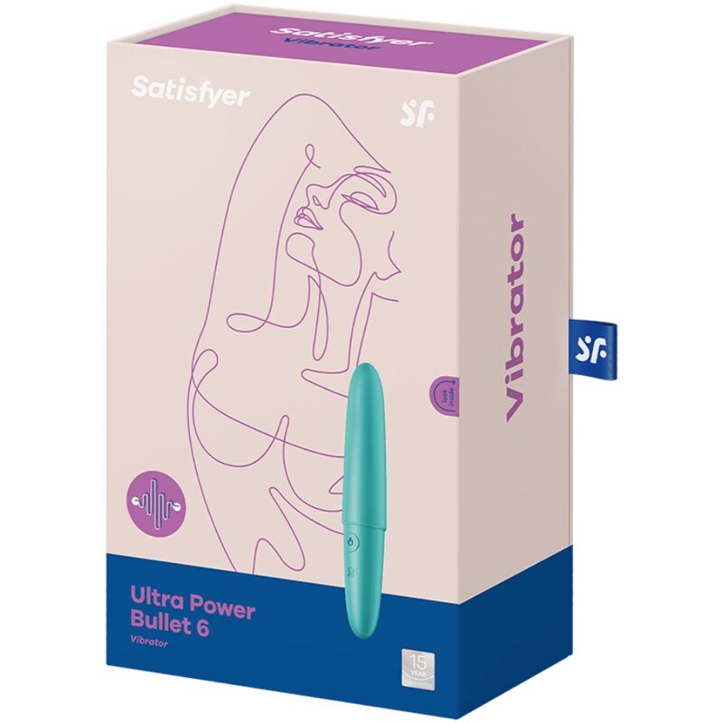 Satisfyer Ultra Power Bullet 6 Vibratore Bullet Turchese – immagine 3
