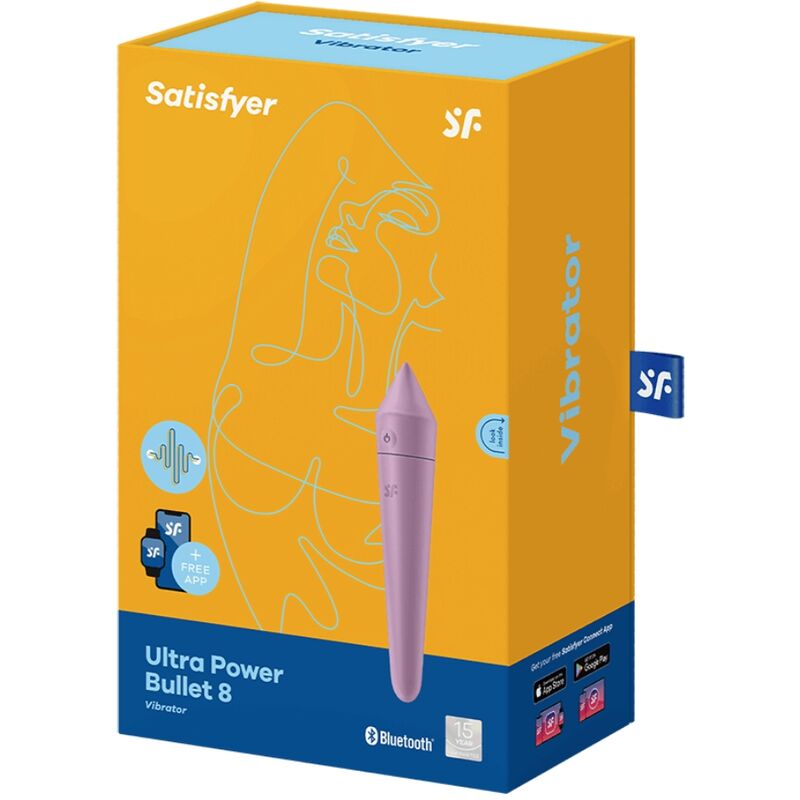 Satisfyer Ultra Power Bullet 8 Vibratore Bullet Lilla – immagine 3