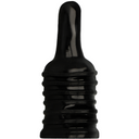 Ohmama Fetish ditale in silicone nero testurizzato