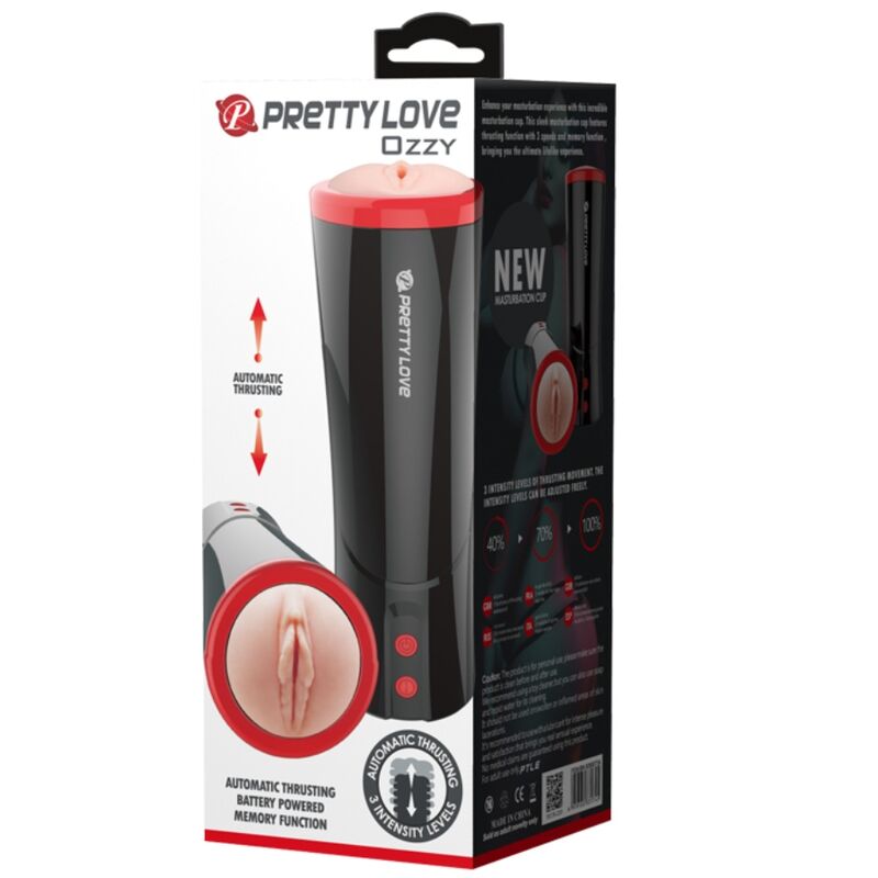 Pretty Love Ozzy Masturbatore Automatico con Spinta – immagine 5