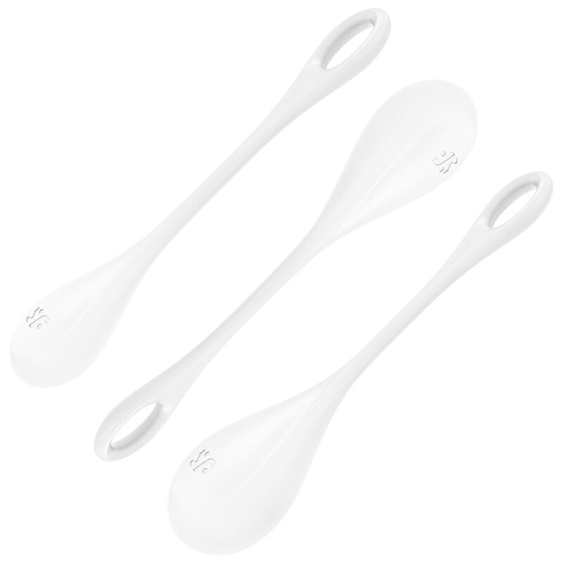Satisfyer Yoni Power 1 Set Palline Kegel Bianco