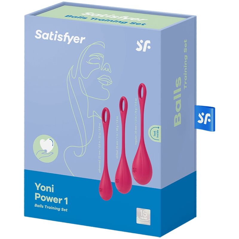 Satisfyer Yoni Power 1 Set Palline Kegel Rosso – immagine 4