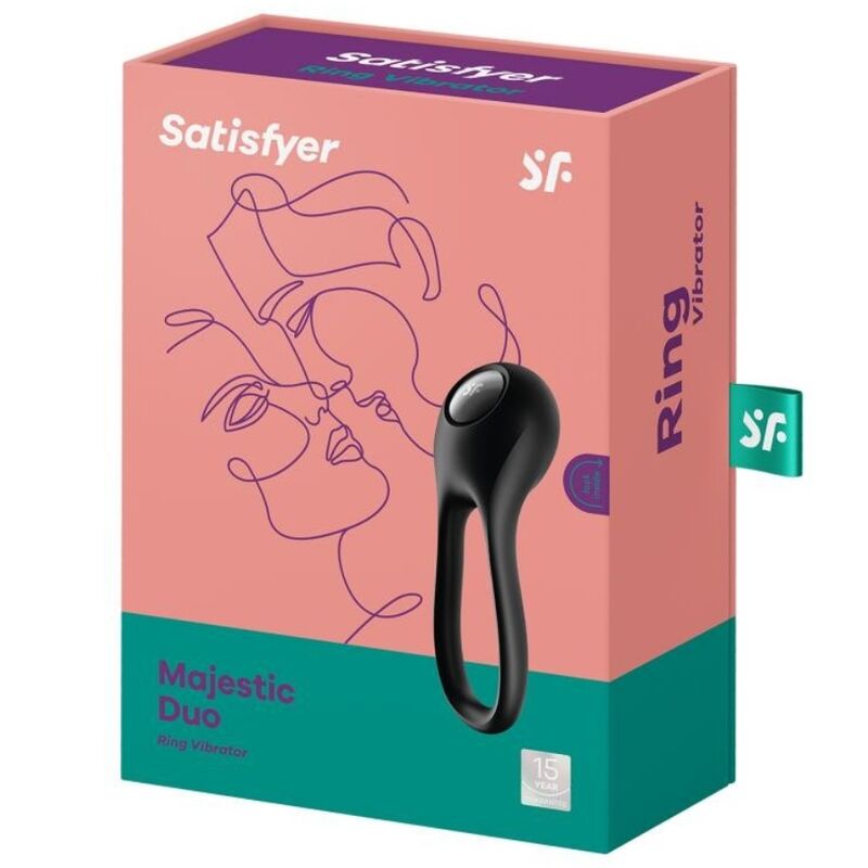 Satisfyer Majestic Duo Anello Vibrante Nero – immagine 4