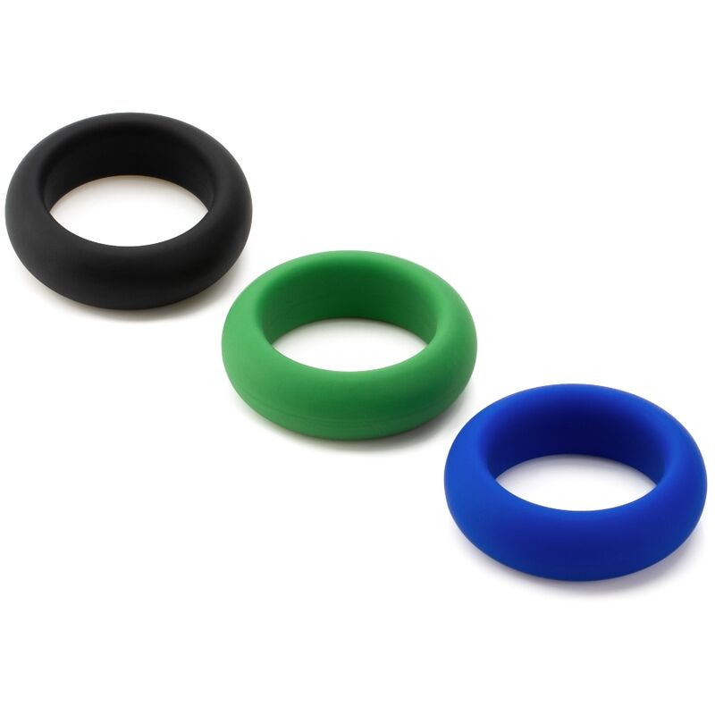 Je Joue Set 3 Anelli in Silicone a Stretta Progressiva