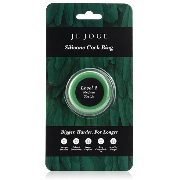 Je Joue Anello in Silicone Verde Stretta Media – immagine 4