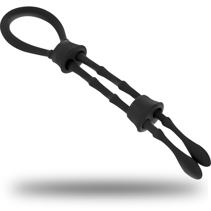 Ohmama Fetish Anello in Silicone con Cordone Pene e Testicoli
