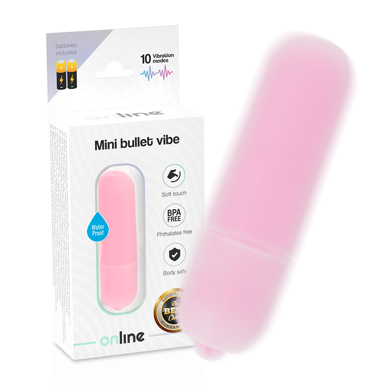Online Mini Bullet Vibrante 10 Modalità Rosa