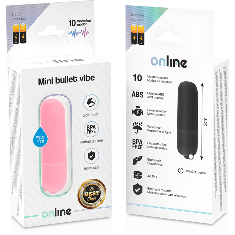 Online Mini Bullet Vibrante 10 Modalità Rosa – immagine 4