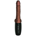 King Cock Plus Triple Threat Vibratore Realistico con Spinta e Riscaldamento Pelle Marrone – immagine 6